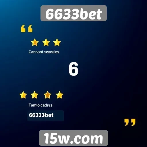 Avaliações de jogadores indicam segurança na 6633bet